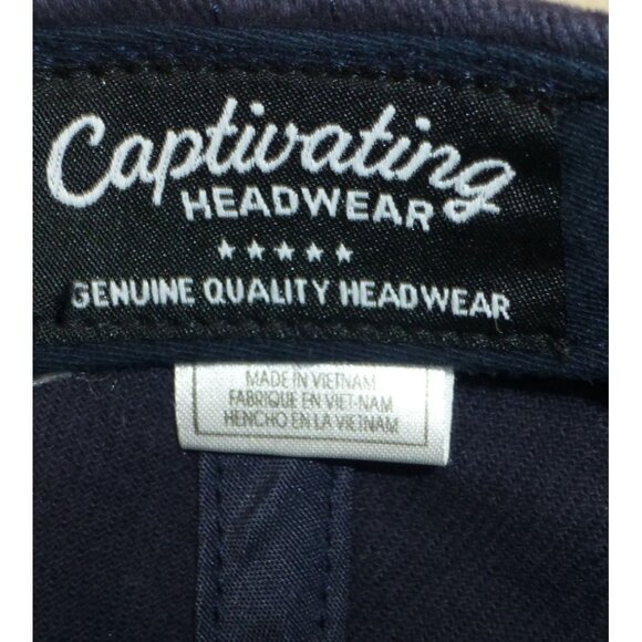 West Virginia Mountaineers Hat Navy Gold Adjustable Cap By Captivating Headwear - Picture 5 of 9
